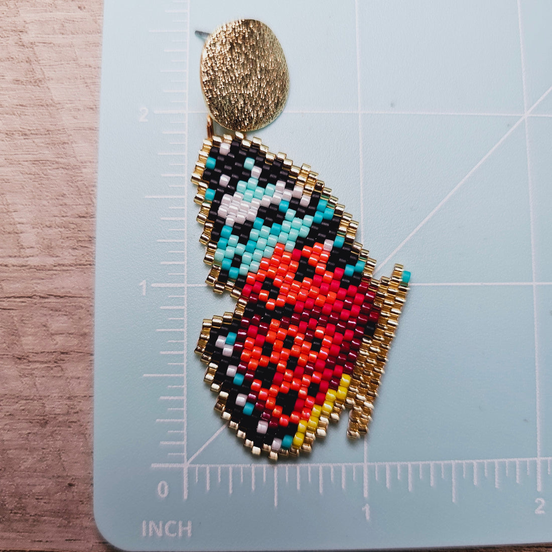 Butterfly Color beaded Earrings