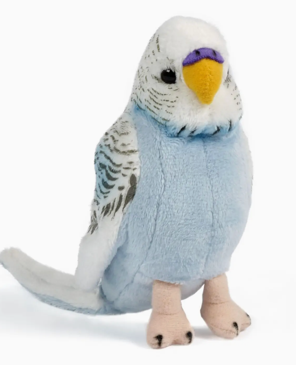Living Nature Blue Budgerigar Plush