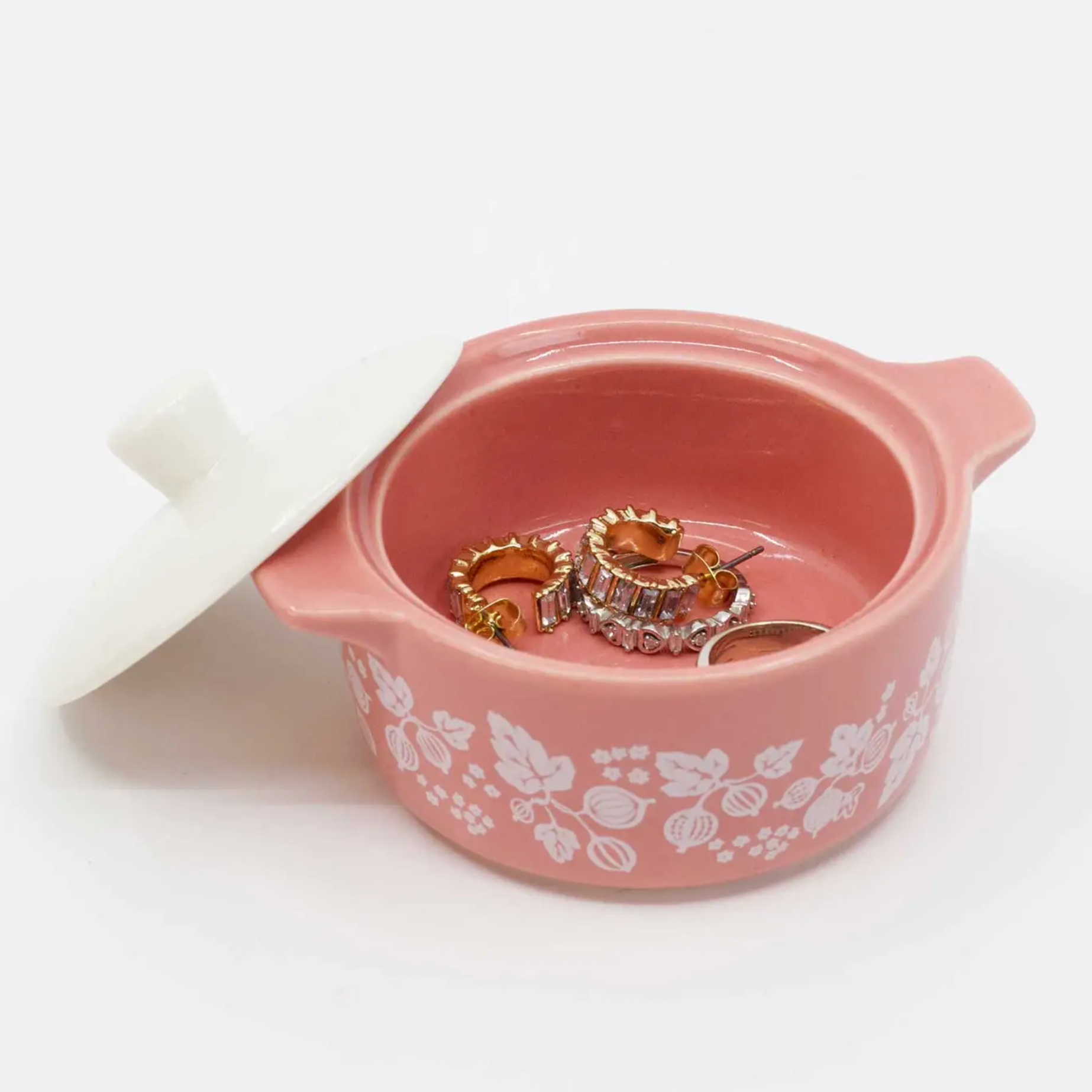 Gooseberry Casserole Ceramic Trinket Box