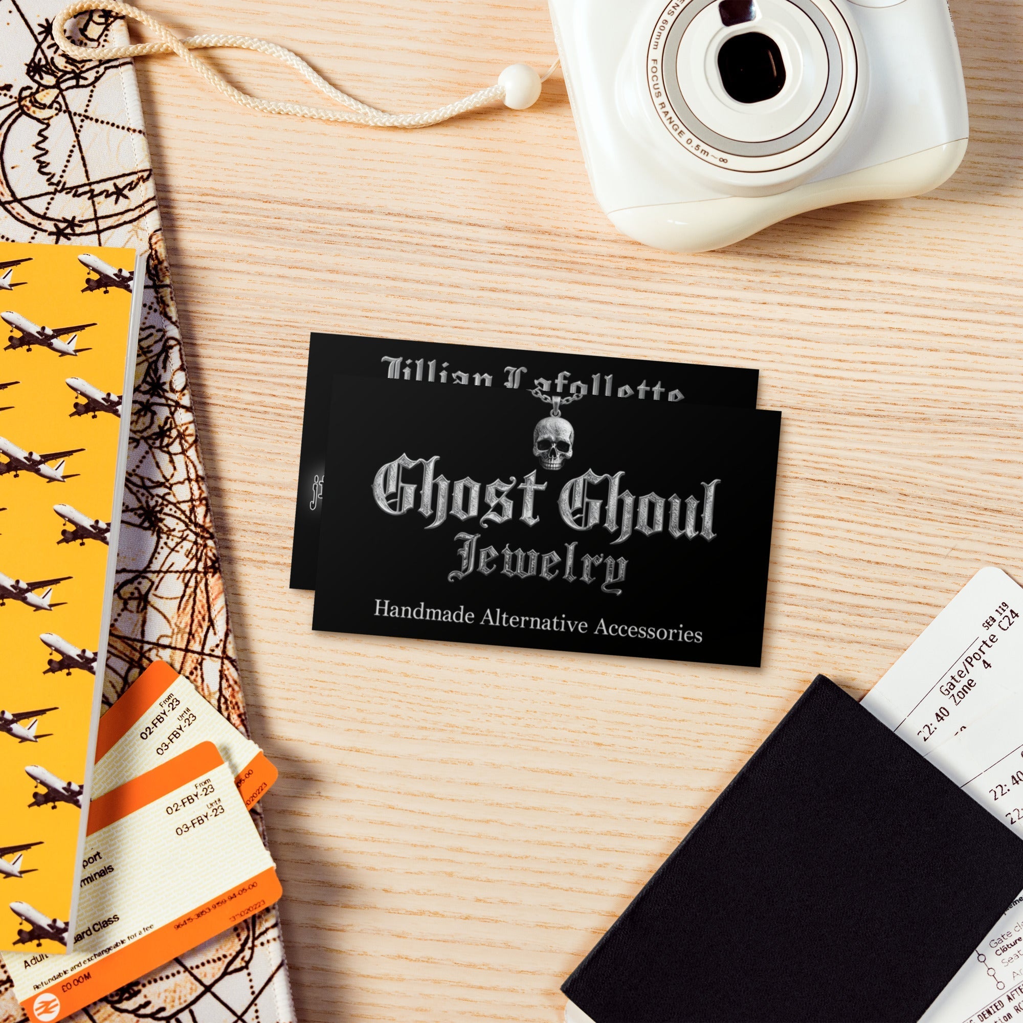 Ghost Ghoul Jewelry- Finely Crafted Business Cards