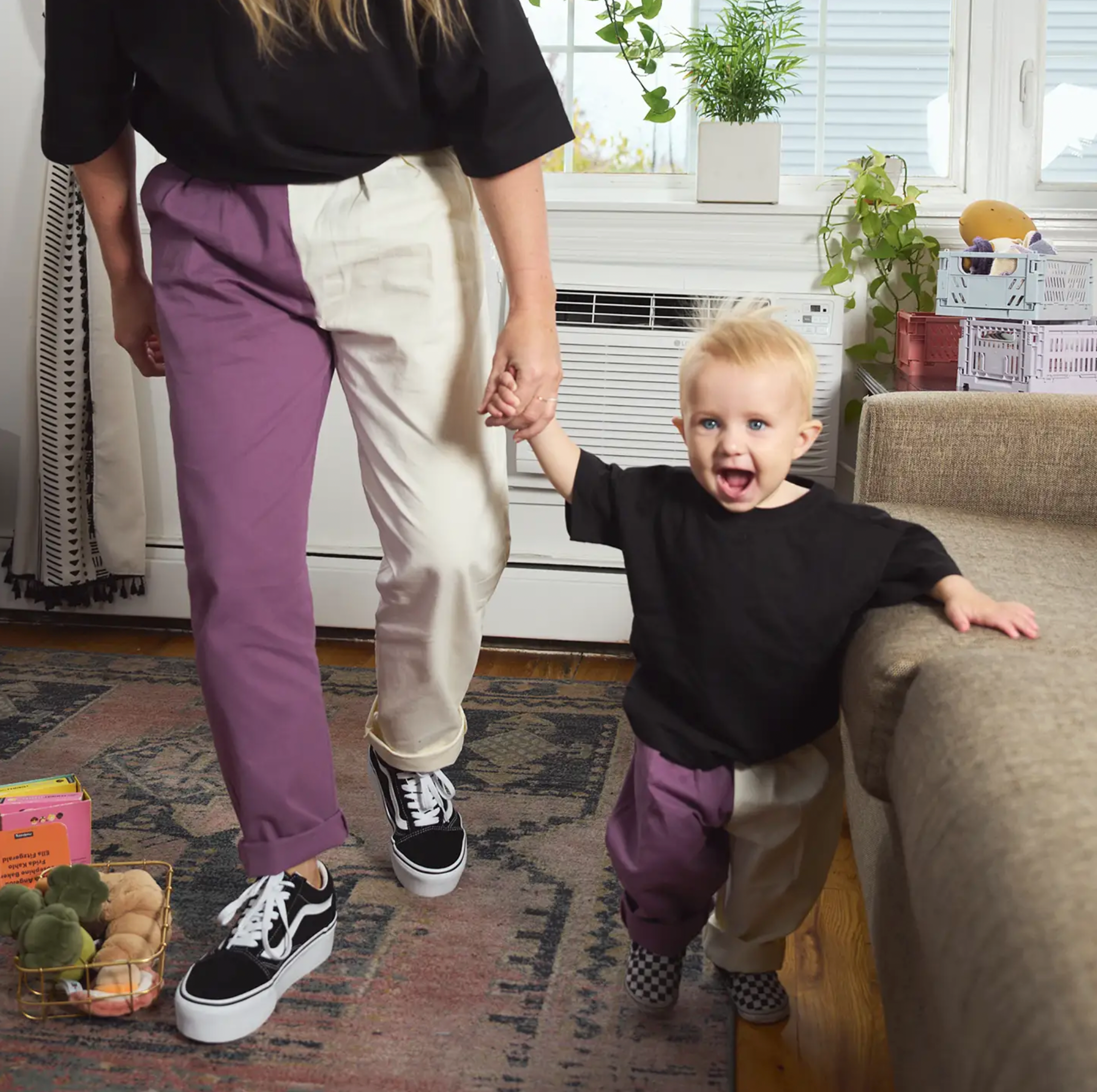 Chill & Stroll ¨C Two-Tone Cotton Pants