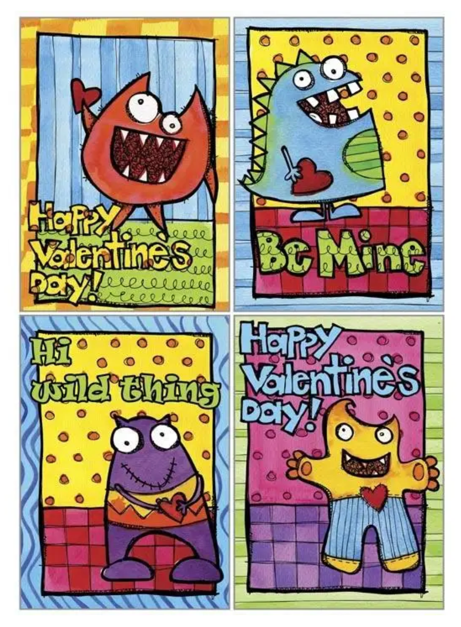 Classroom Valentine's Card Pack