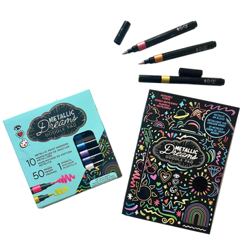 Metallic Dreams Doodle Pad