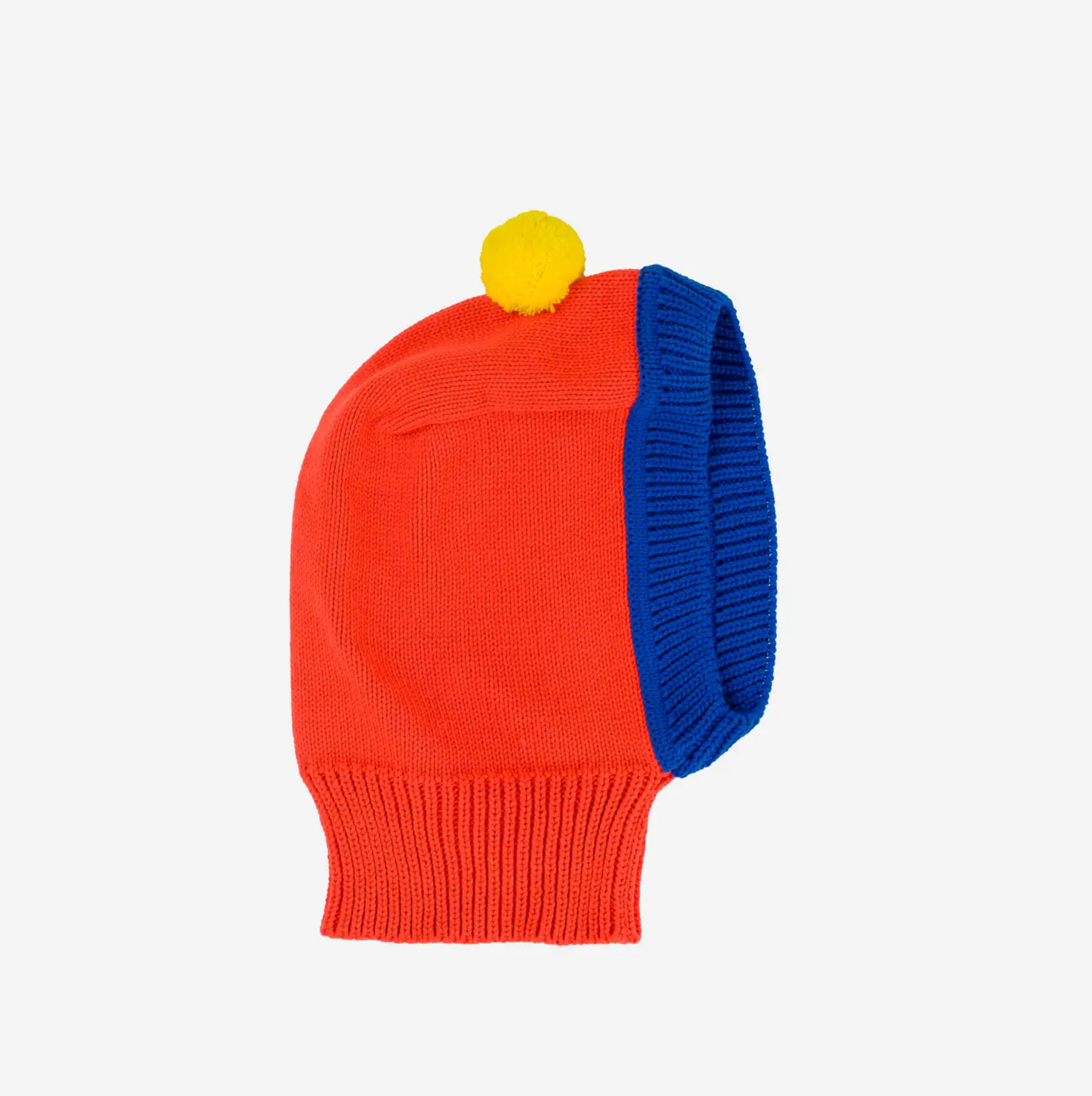 Kids Pom Balaclava Poppy Cobalt
