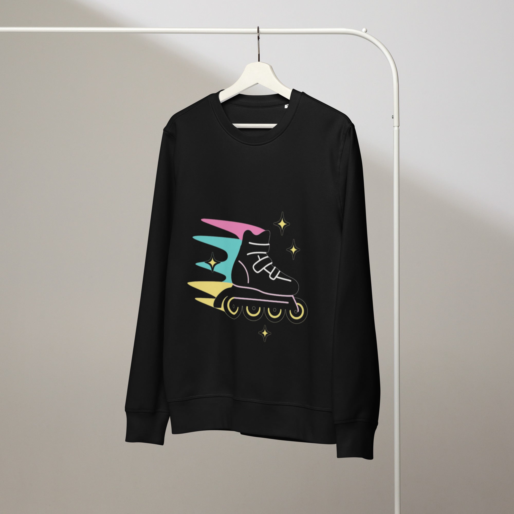 Organic Cotton Rollerblade Burst Sweatshirt ¨C GOTS & Vegan Certified