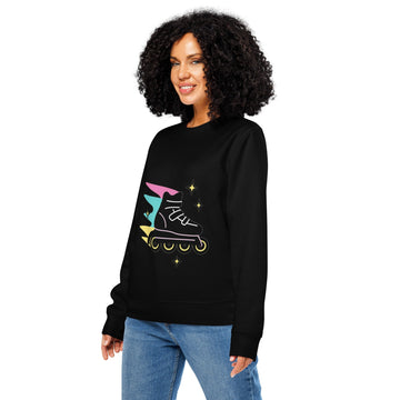Organic Cotton Rollerblade Burst Sweatshirt ¨C GOTS & Vegan Certified