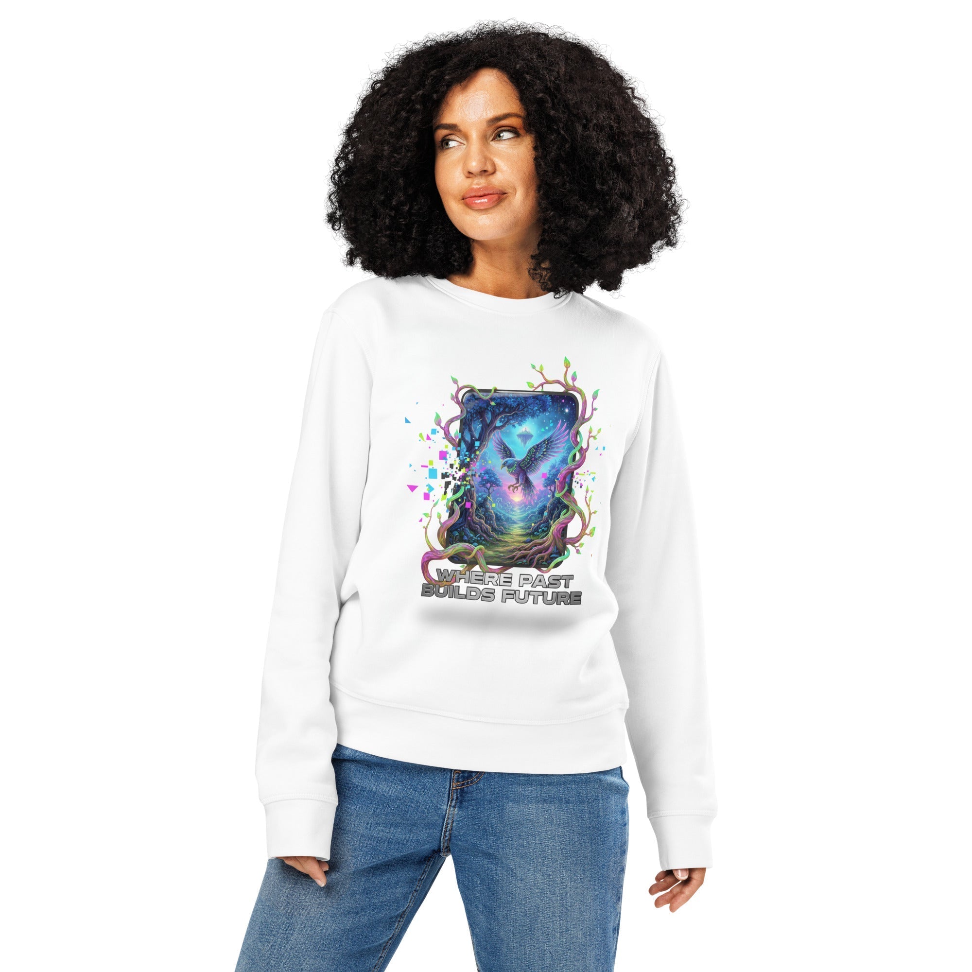 Mystic Font Organic Sweatshirt ¨C Arcane Future Edition