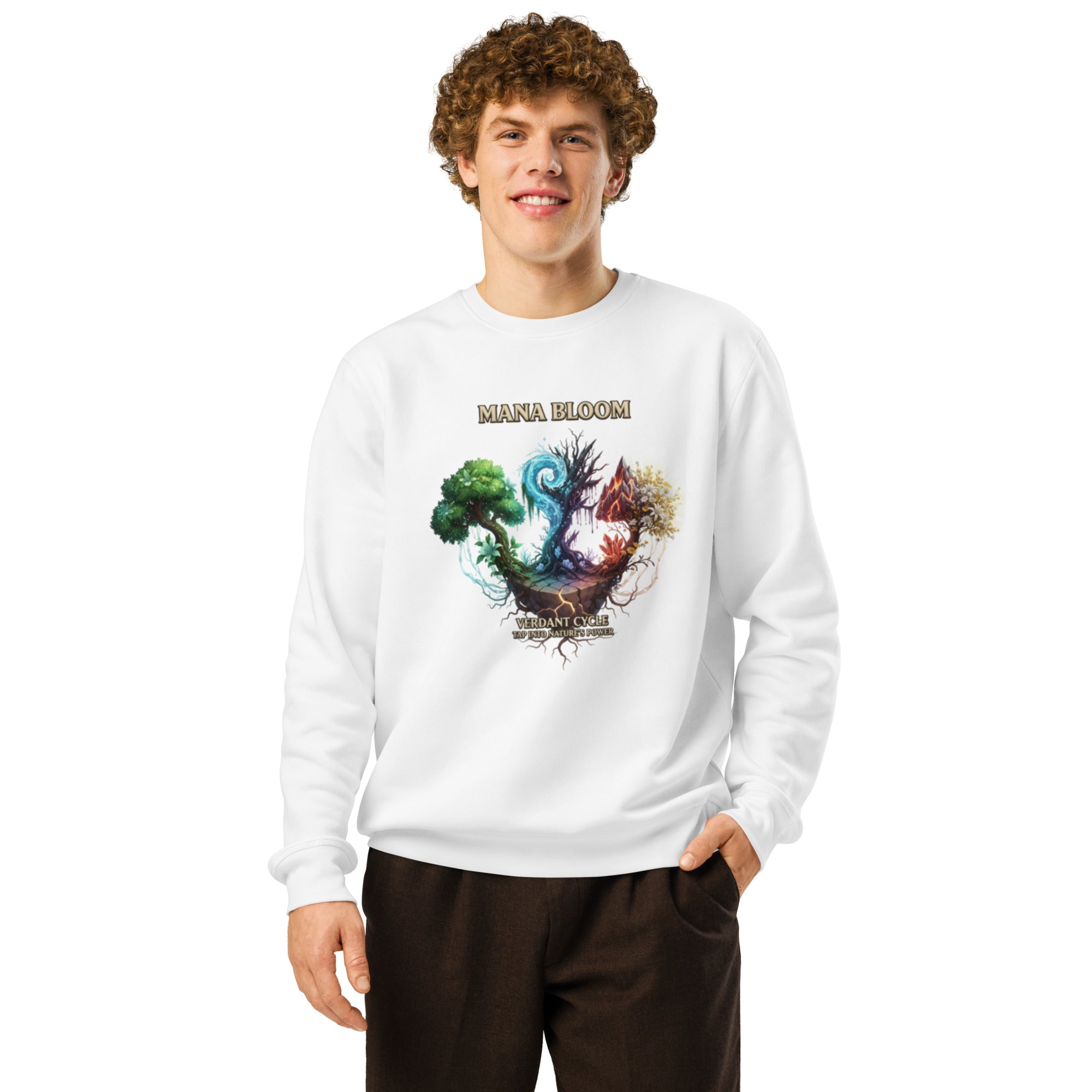 Mana Bloom Organic Sweatshirt ¨C Verdant Cycle Edition