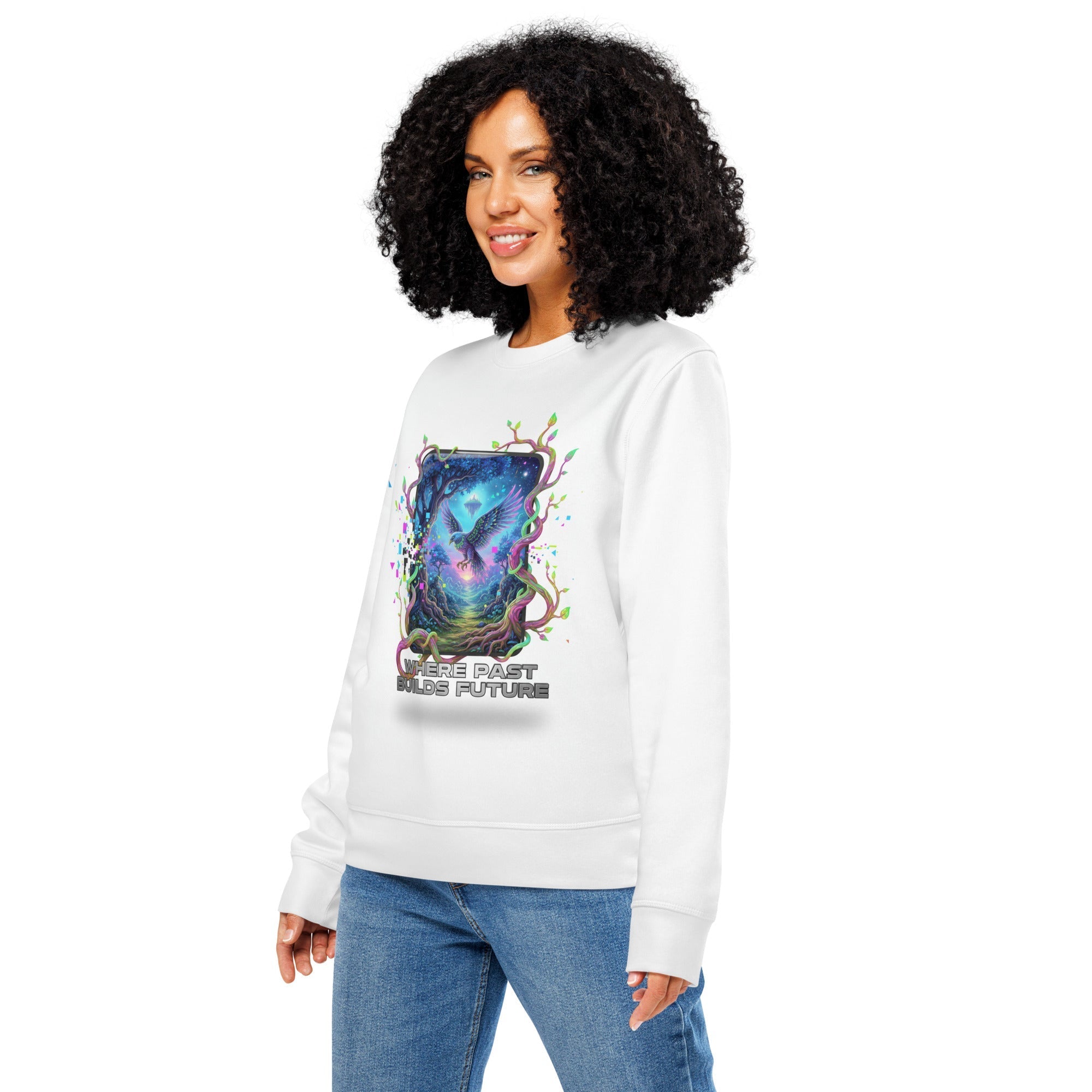 Mystic Font Organic Sweatshirt ¨C Arcane Future Edition