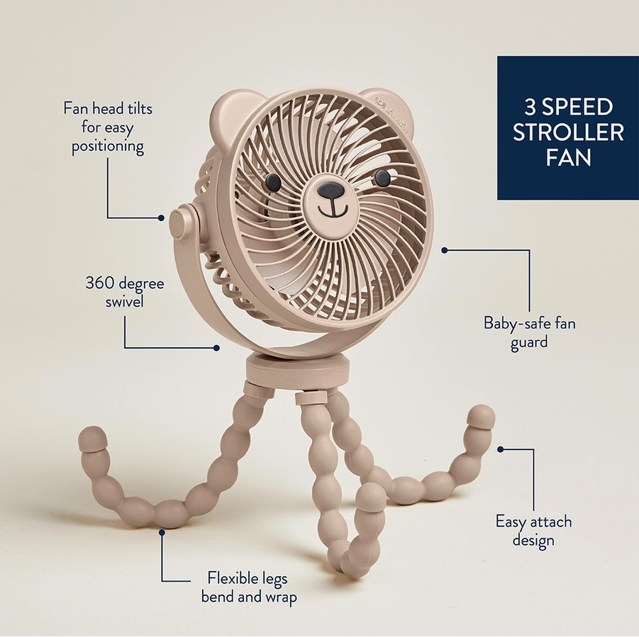 Itzy Breeze 3-Speed Stroller Fan