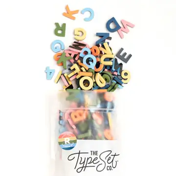 1 200pc Rainbow Mod Magnetic Letters