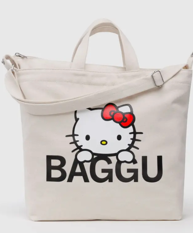 Horizontal Zip Duck Bag - Hello Kitty