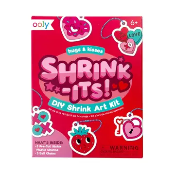 Mini D.I.Y. Shrink Art Kit - Hugs & Kisses