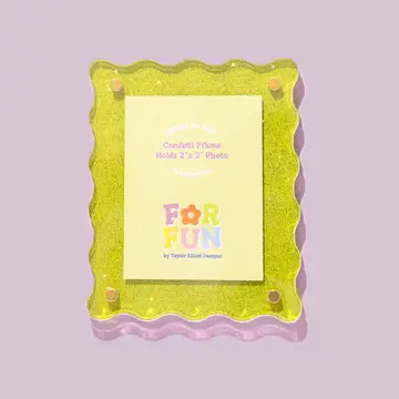 For Fun - Magnetic Frames - Green Glitter