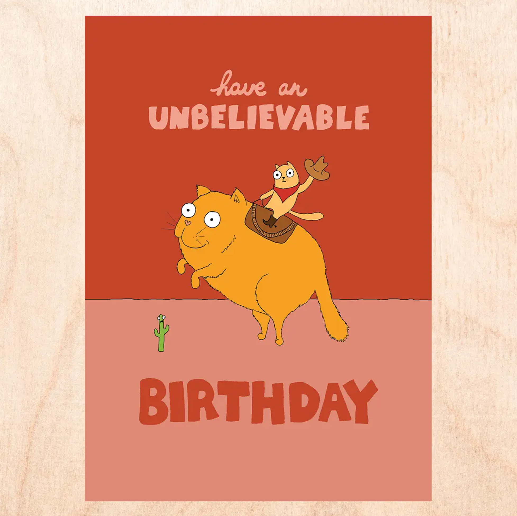 Unbelievable Bday Birthday Card