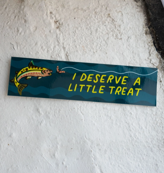 Little Treat (Fish) Bumper Sticker