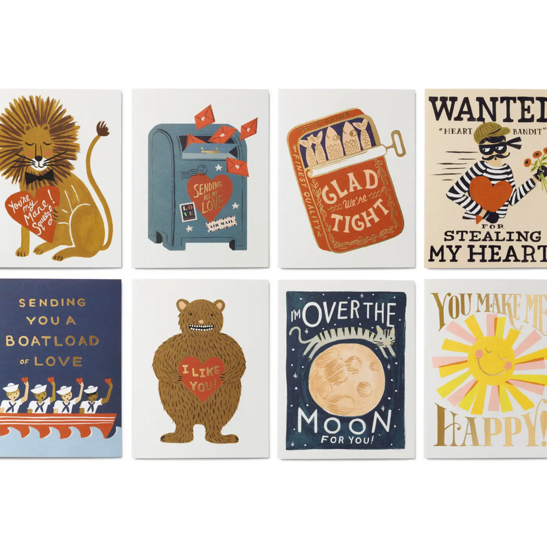 Love Letters Valentine's Day Card (Boxed set of 16)