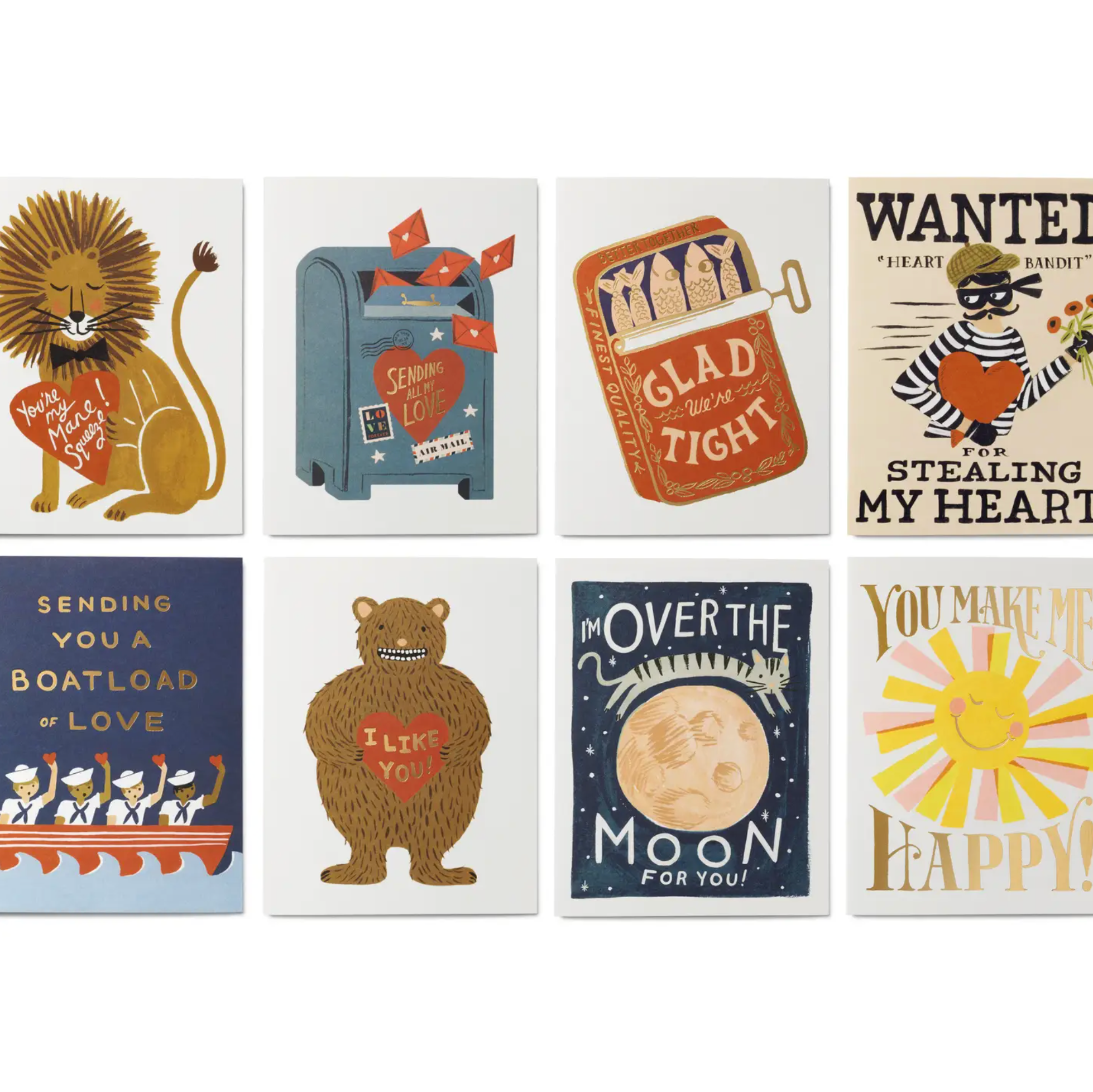 Love Letters Valentine's Day Card (Boxed set of 16)